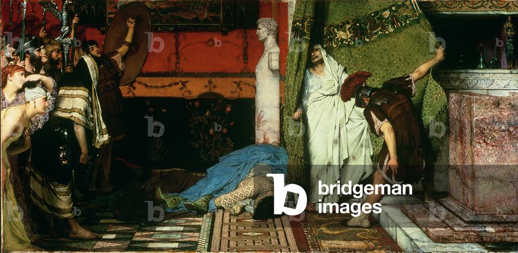 Image de Peinture représentant A Roman Emperor, 1881 par Lawrence Alma-Tadema