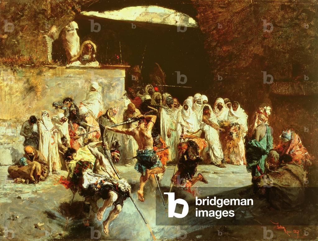 Immagine di Dipinto "Arab Fantasia", 19th Secolo di Mariano José María Bernardo Fortuny y Carbó (Fortuny i Mar