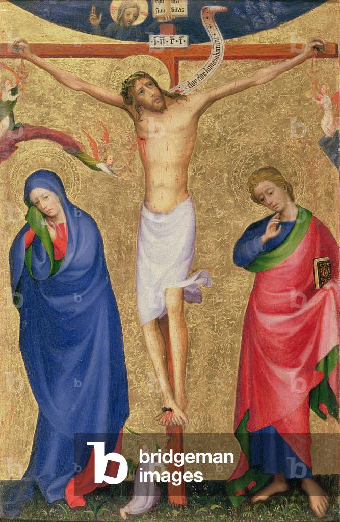 "La Crocifissione", 15th Secolo di Netherlandish School
