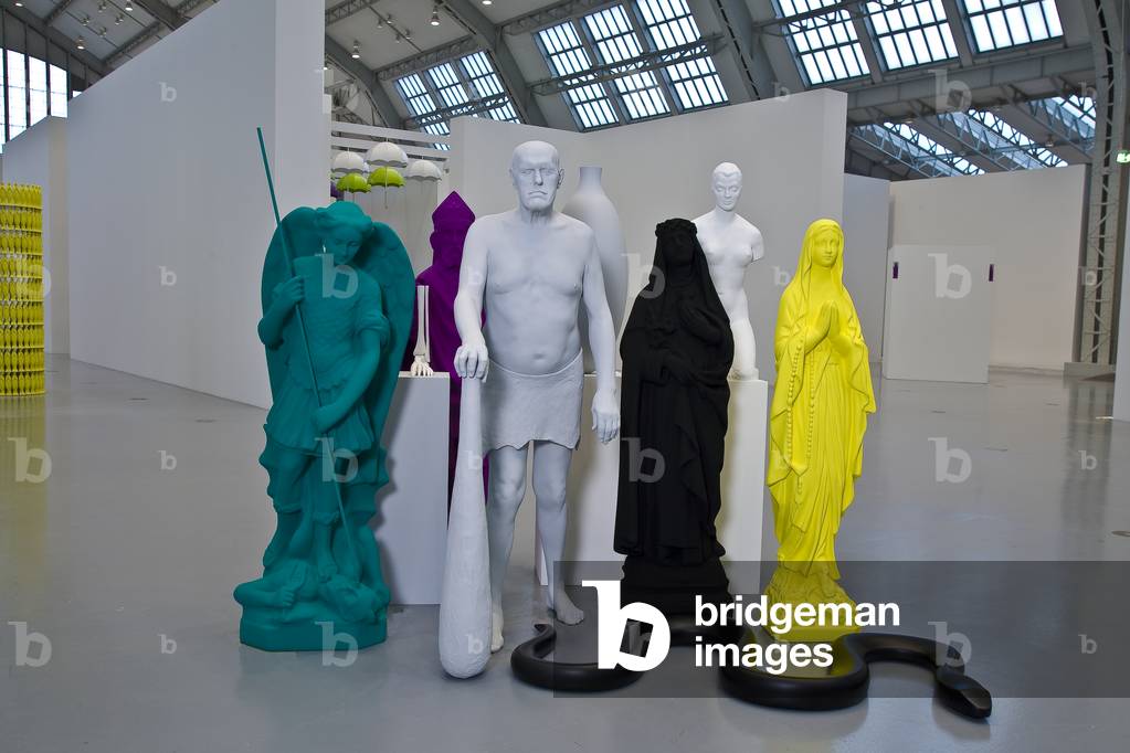 Figurengruppe / Group of Figures, 2006-2008 (polyester, paint)