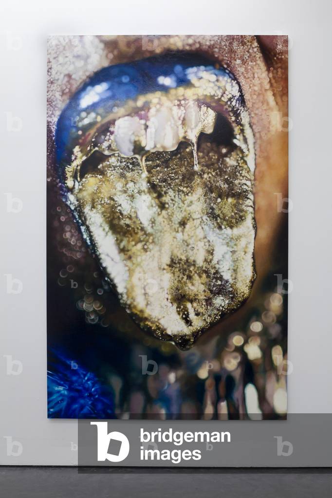 Goldlicks (Wangetchi Mutu), 2009 (enamel on metal)