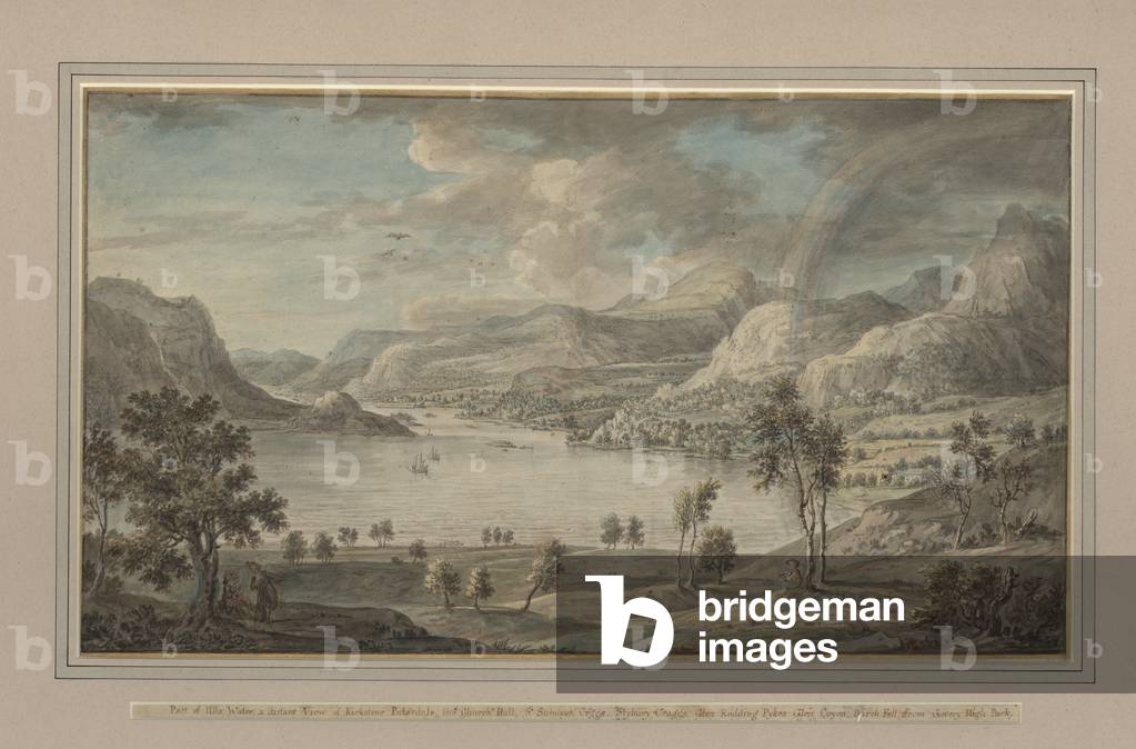 Parts of Ulls Water, c.1770-80 (w/c on paper)