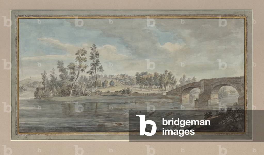 Ouze Bridge, Armathwaite, c.1770-80 (w/c on paper)