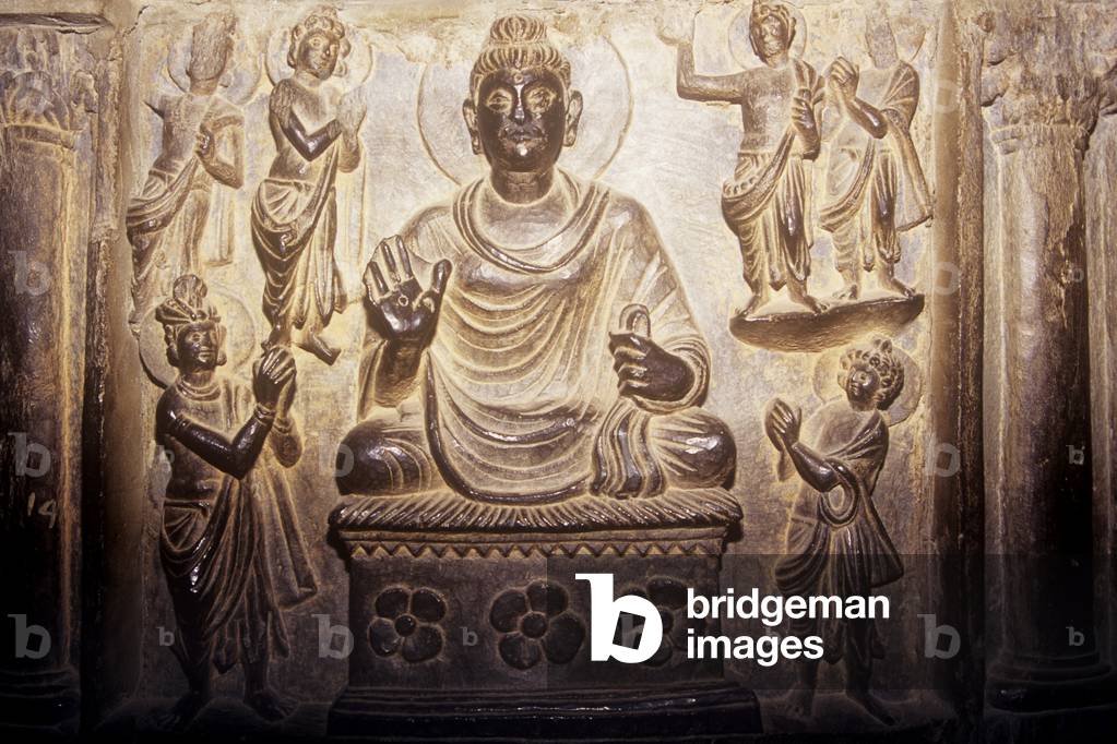 Bronze Buddha from the Gandharan Civilisation (bronze)