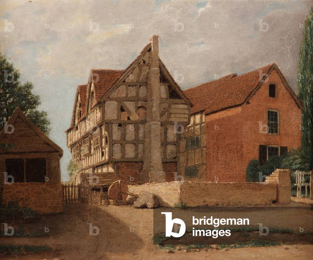 Old Manor House (oil on canvas)