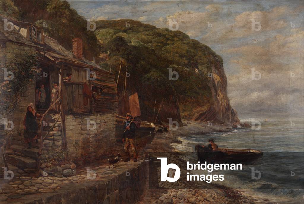 The Fisherman's Cottage (oil on canvas)