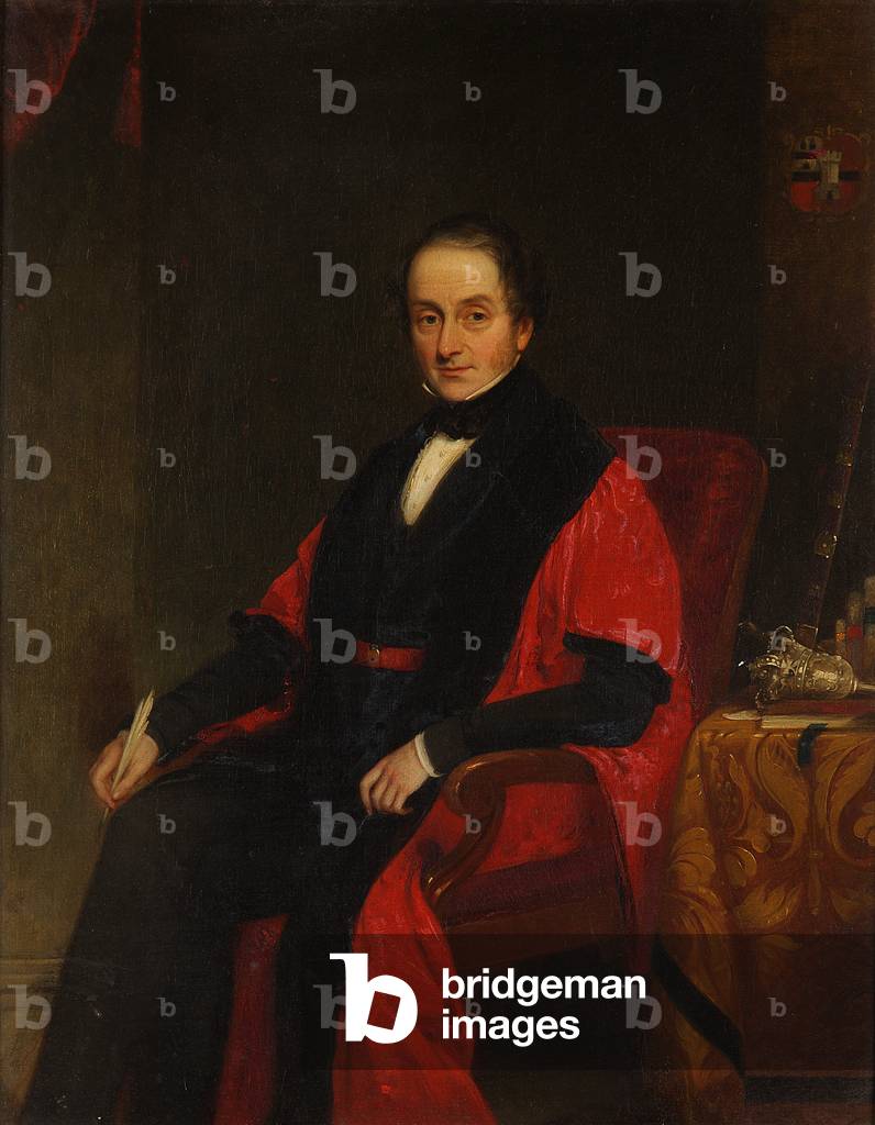 John Wheeley Lea, Mayor of Worcester (oil on canvas)	