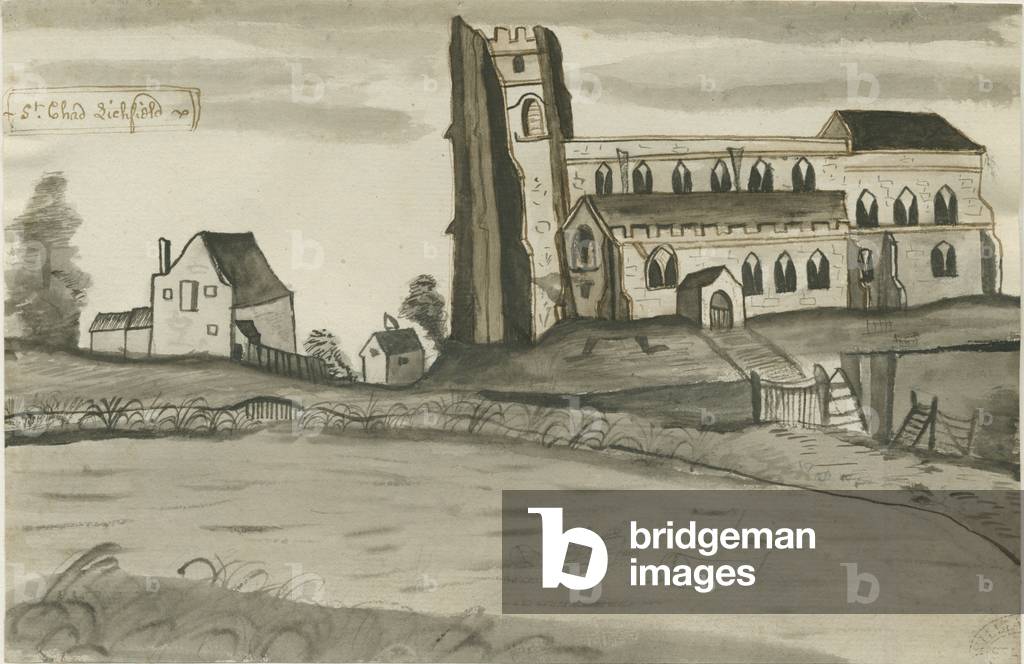 Lichfield - St. Chad's Church: pen and wash drawing, nd [1784] (drawing)