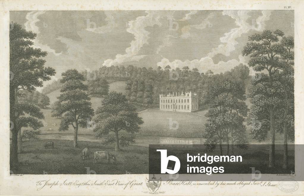 Great Barr Hall: engraving, nd [1762-1802] (print)