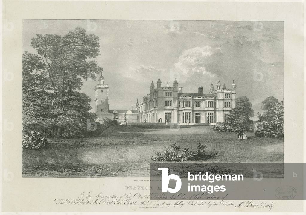 Drayton Bassett - 'Drayton Manor' : lithograph, nd [?19th cent] (print)