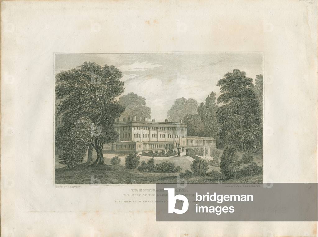 Trentham Hall: engraving, nd [c 1830] (print)
