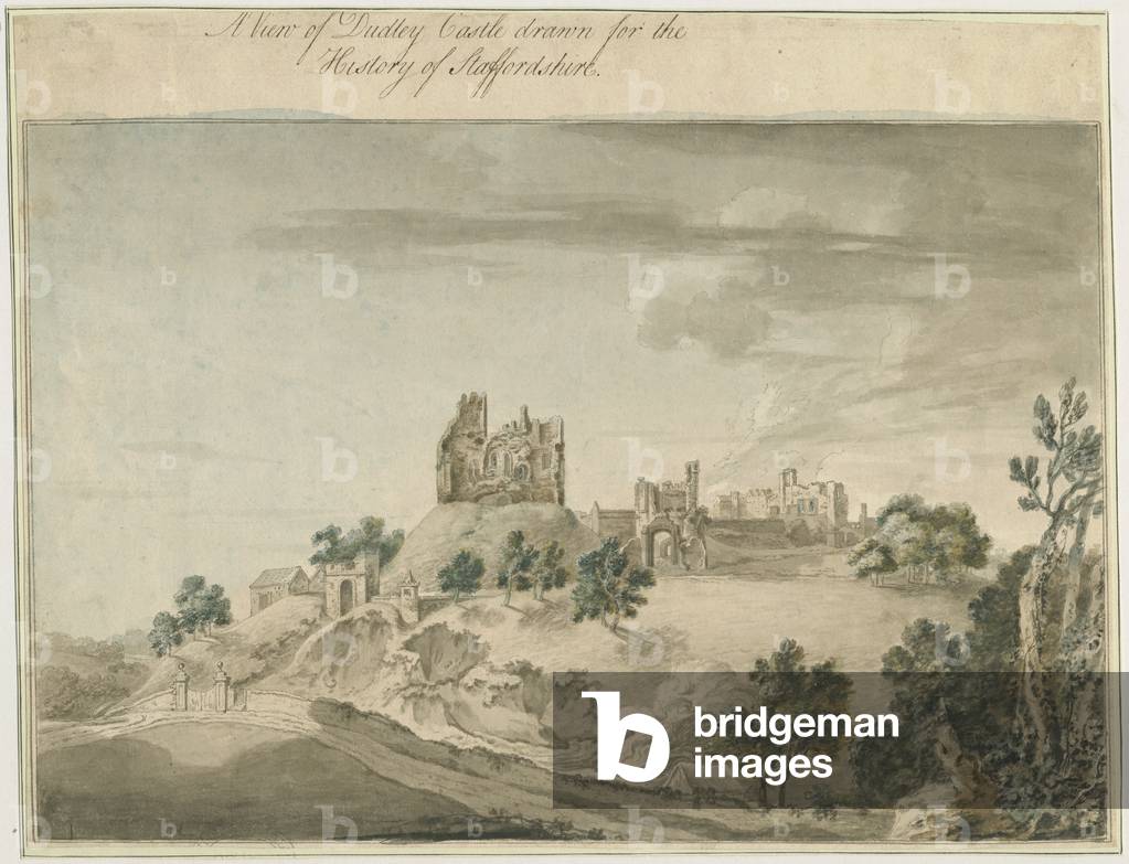 Dudley Castle: water colour painting, nd [?18th cent] (painting)