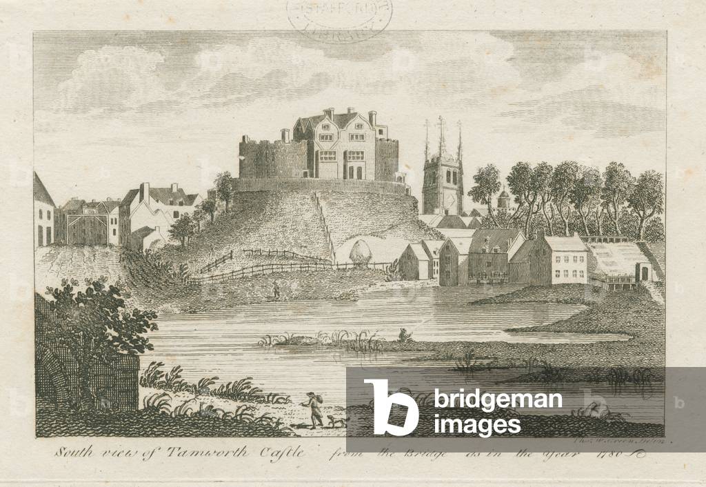 Tamworth Castle: engraving, 1780 (print)