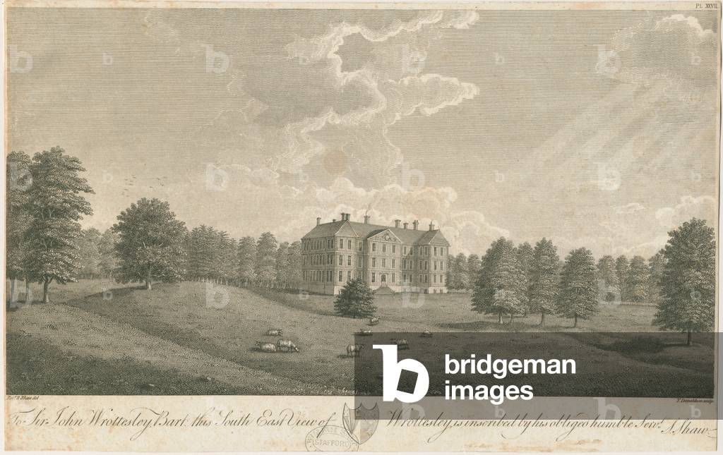 Wrottesley Hall: engraving, nd [c 1798] (print)