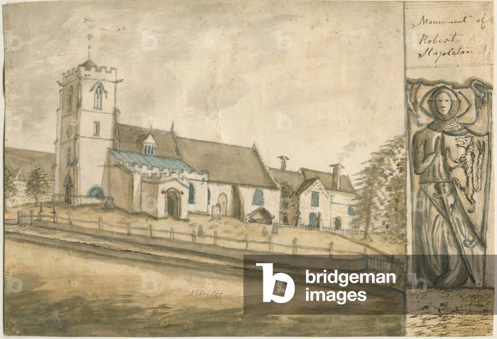 Aldridge Church: water colour painting, nd [1762-1802] (painting)