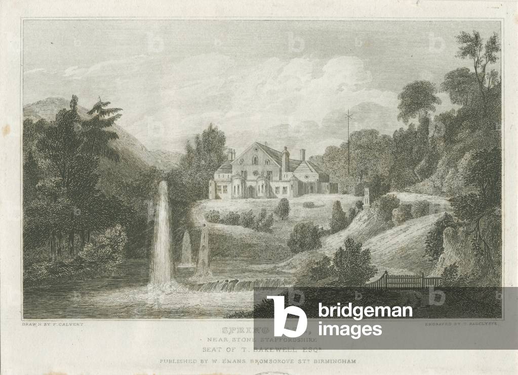 Stone - Spring Vale: engraving, nd [c 1830] (print)