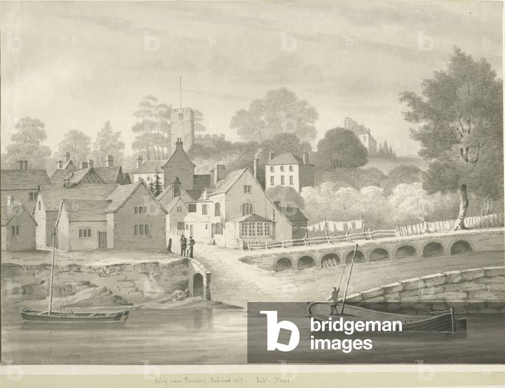 Arley ('Arley near Bewdley'): sepia drawing, 1827 (drawing)