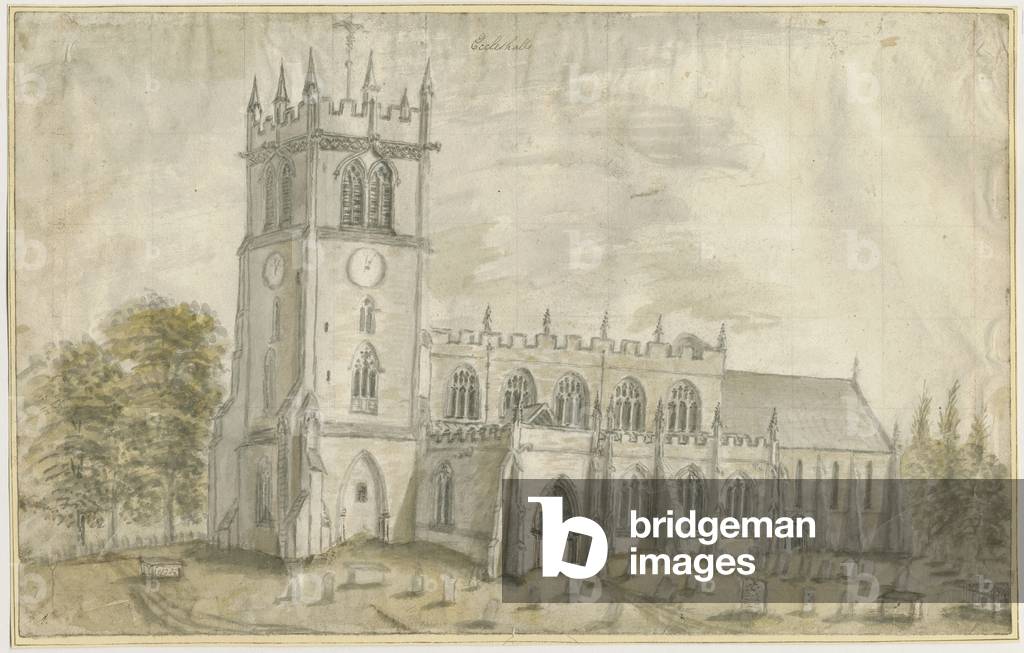 Eccleshall Church: water colour painting, nd [1762-1802] (painting)