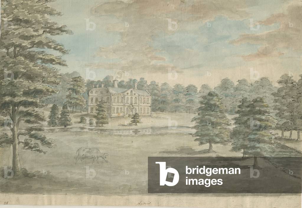 Lysways Hall: water colour painting, nd [1762-1802] (painting)