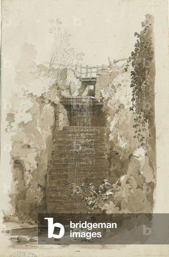 Biddulph - rural view: pen and wash drawing, 8 Jun 1837 (drawing)