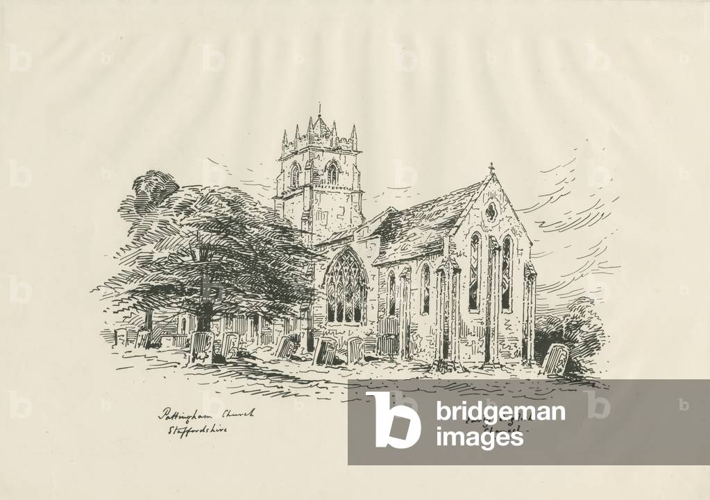 Pattingham Church: ?zincograph, nd [?19th cent] (print)
