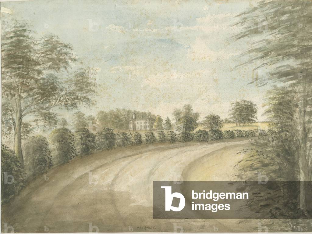 Statfold Hall: water colour painting, nd [1762-1802] (painting)
