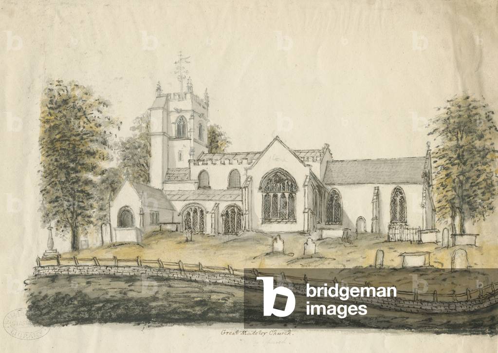 Madeley Church: water colour drawing, nd [1762-1802] (painting)