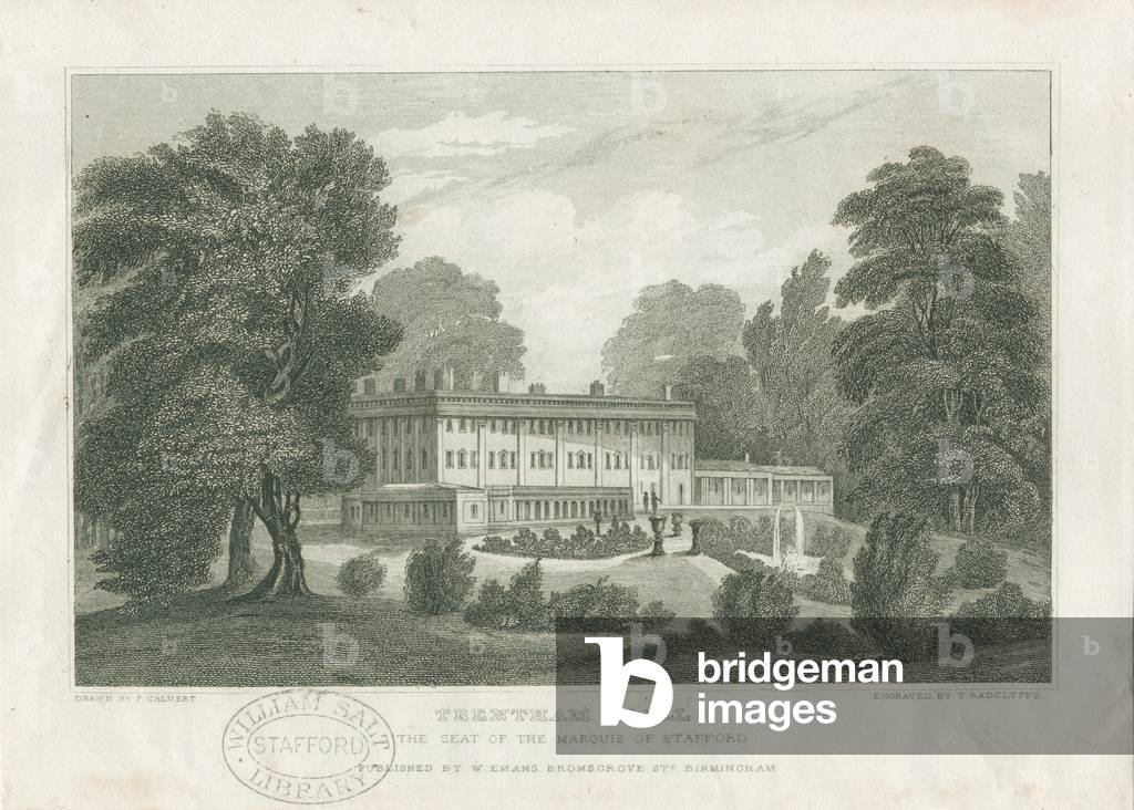 Trentham Hall: engraving, nd [c 1830] (print)