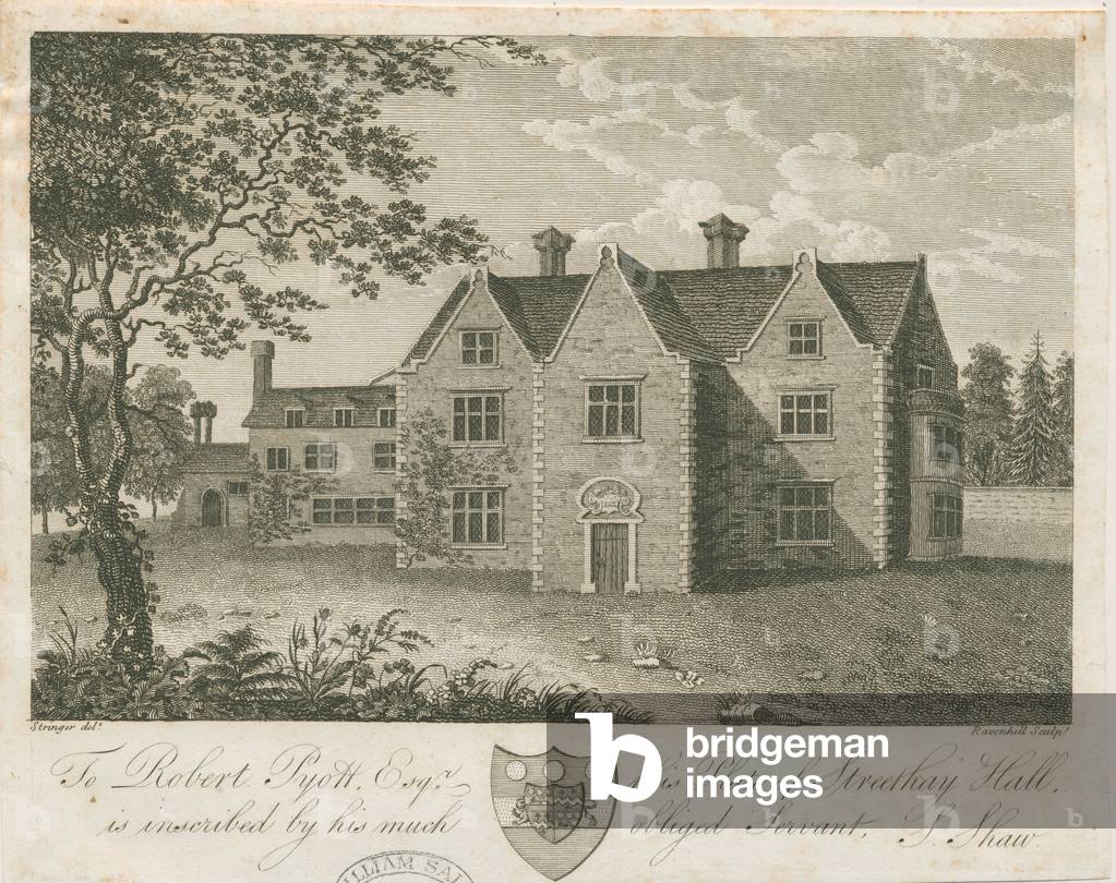 Streethay Hall: engraving, nd [late 18th cent] (print)
