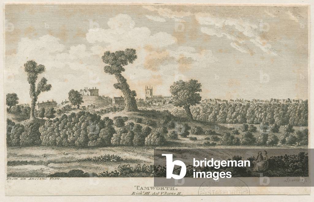 Tamworth Castle: engraving, nd [?19th cent] (print)