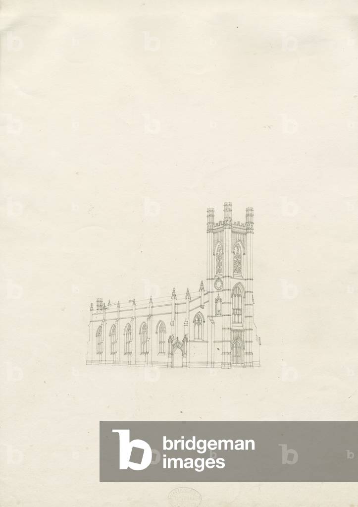 Burton-upon-Trent - Holy Trinity Church: drawing, nd [?1820s] (drawing)