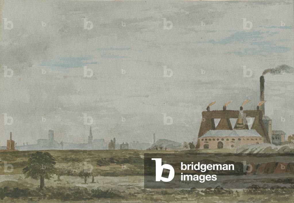 Wolverhampton - South View: water colour painting, nd [c 1830] (painting)