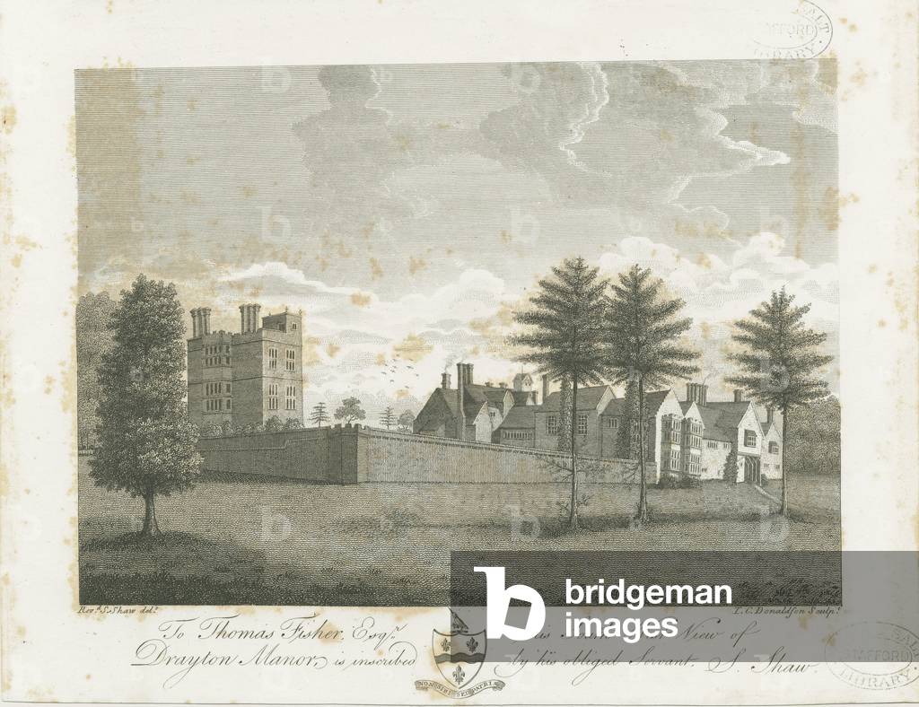 Drayton Bassett - 'Drayton Manor' : engraving, nd [1795] (print)