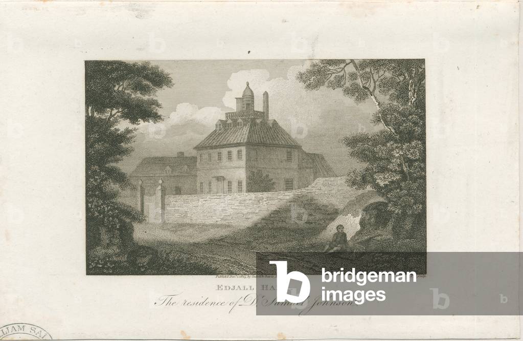 Lichfield - Edial Hall: engraving, nd [c 1805] (print)