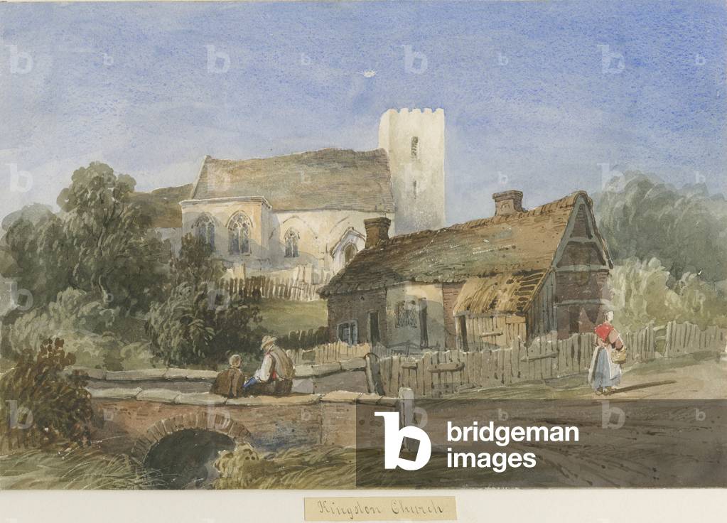 Kingstone Church: water colour painting, nd [c1830-1840] (painting)