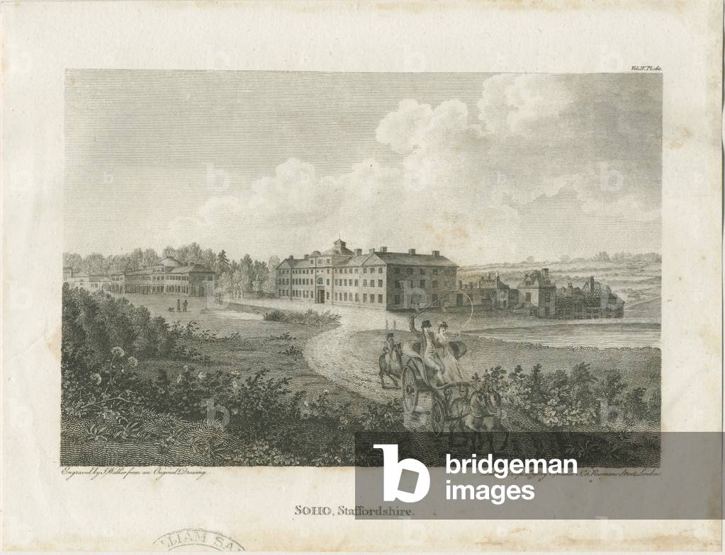 Soho Manufactory: steel engraving, nd [c 1798] (print)