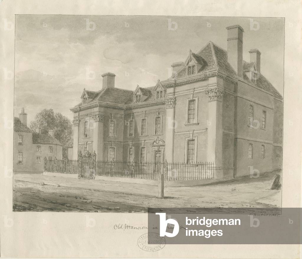 Stafford - Shire Hall: water colour painting, 1798 (painting)