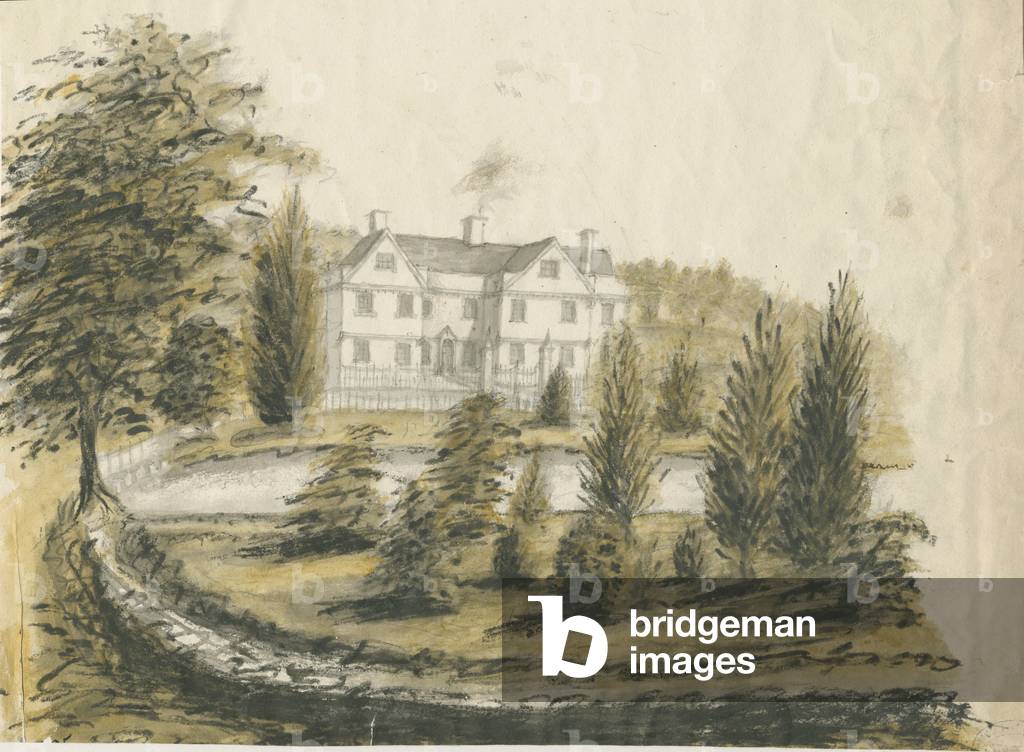 Madeley - Old House: water colour drawing, nd [1762-1802] (painting)