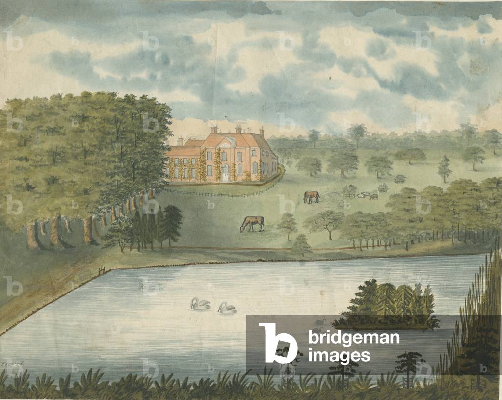 Freeford Hall: water colour painting, nd [1762-1802] (painting)