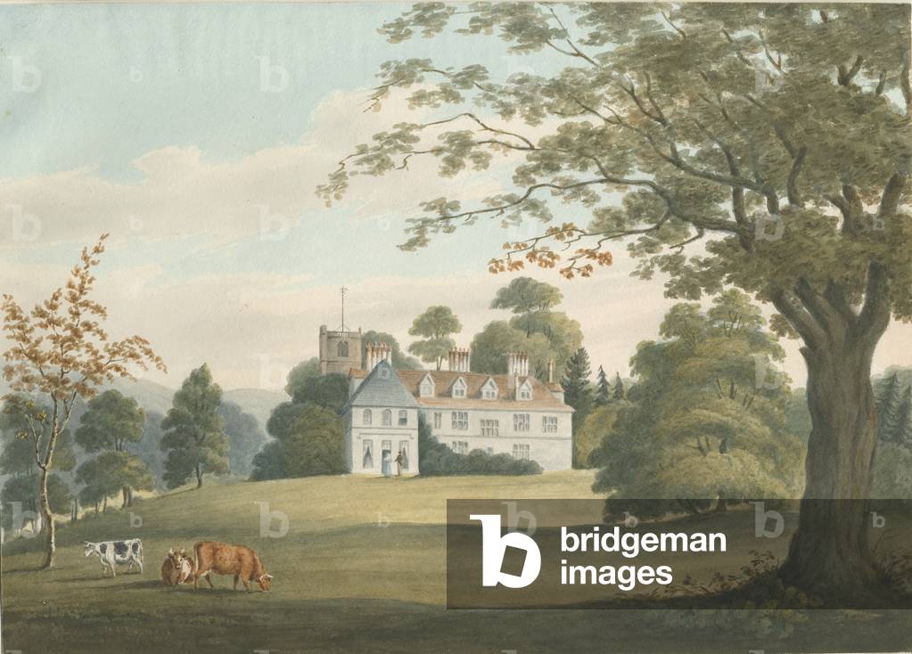 Arley Hall ('Castle'): water colour painting, 1824 (painting)