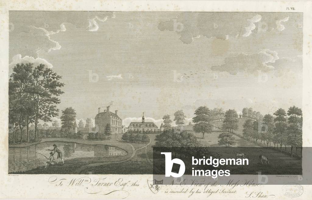 Moss House (Shenstone): engraving, 1798 (print)