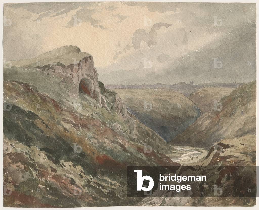 Wetton Dale: watercolour painting, nd [?19th cent] (painting)
