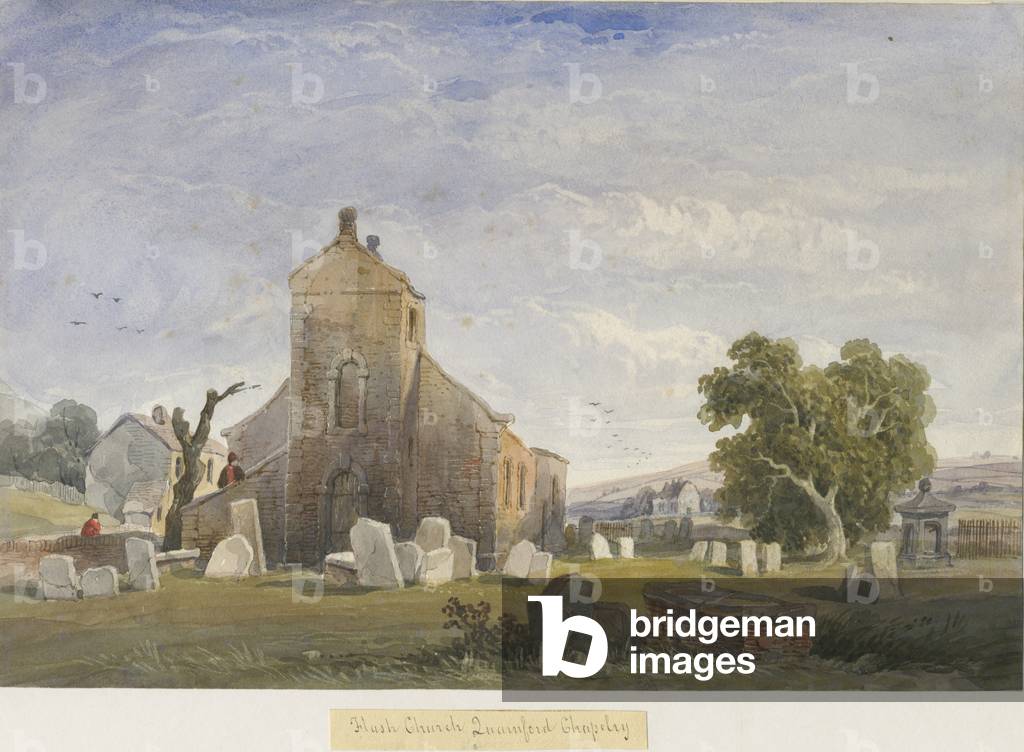 Flash Chapel: water colour painting, nd [c1830-1840] (painting)