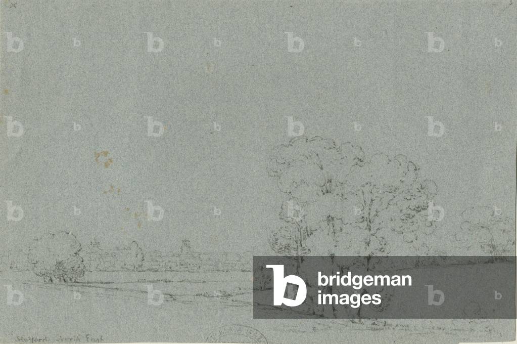 Stafford - North East View: pencil drawing, nd [?19th cent] (drawing)