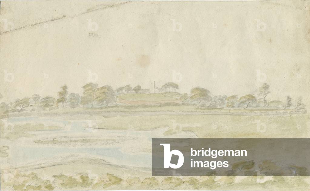 High Offley Church: water colour painting, nd [1762-1802] (painting)