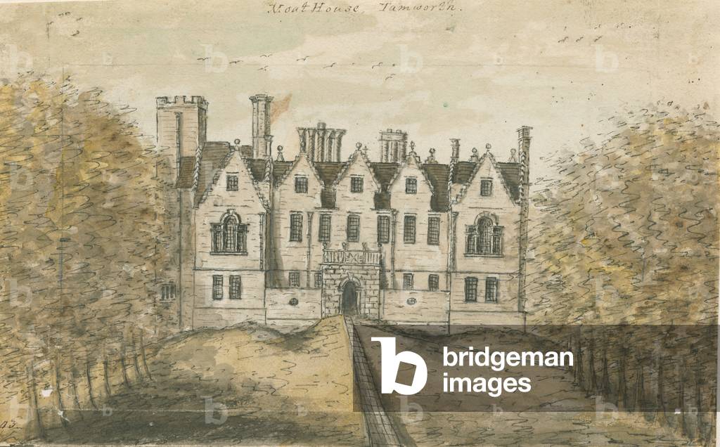 Tamworth - The Moat House: water colour painting, nd [1762-1802] (painting)