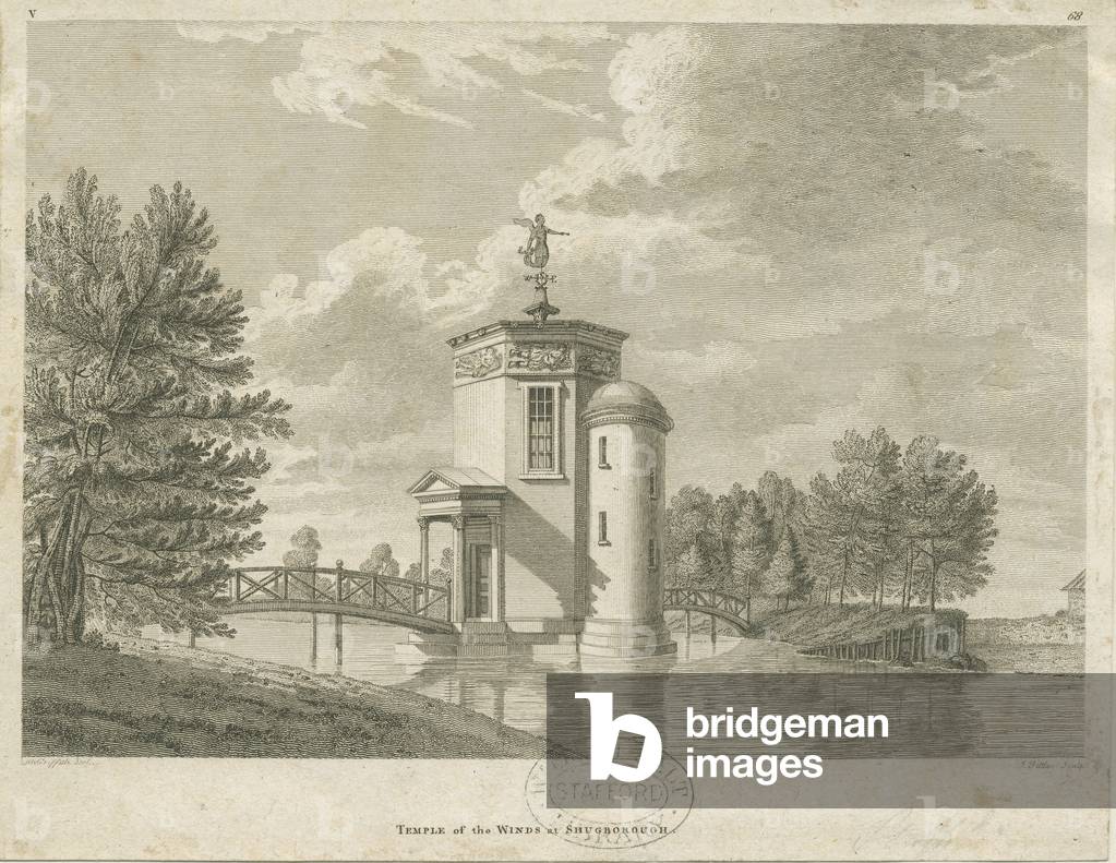 Shugborough - Temple of the Winds: engraving, nd [late 18th cent] (print)