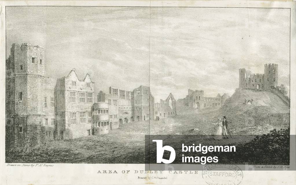 Dudley Castle - The Keep: lithograph, nd [c 1825] (print)