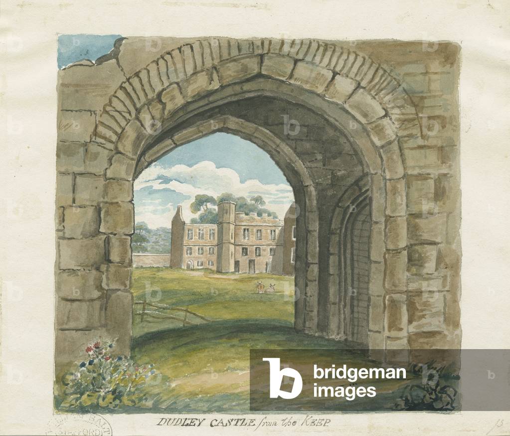 Dudley Castle - The Keep: water colour drawing, nd [?19th cent] (painting)