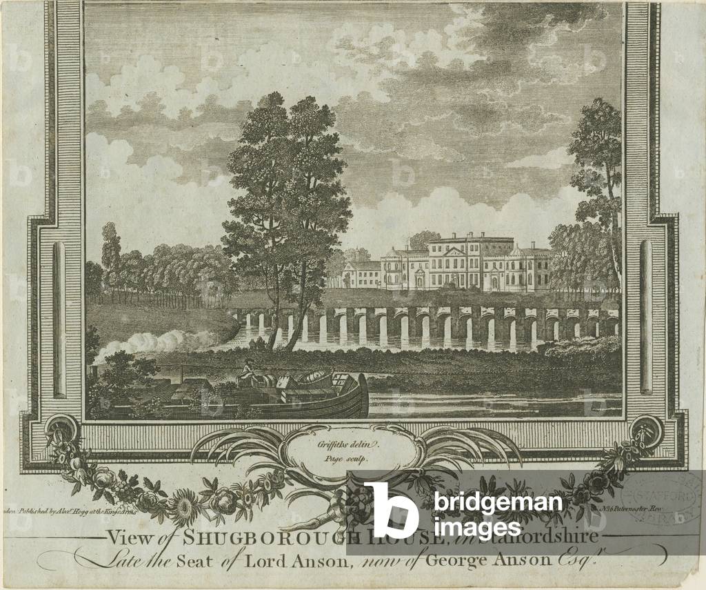 Shugborough Hall: engraving, nd [?1760s] (print)